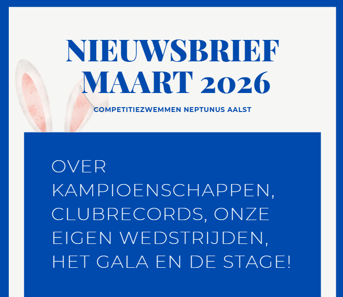 Nieuwsbrief competitiezwemmen Q1 2026